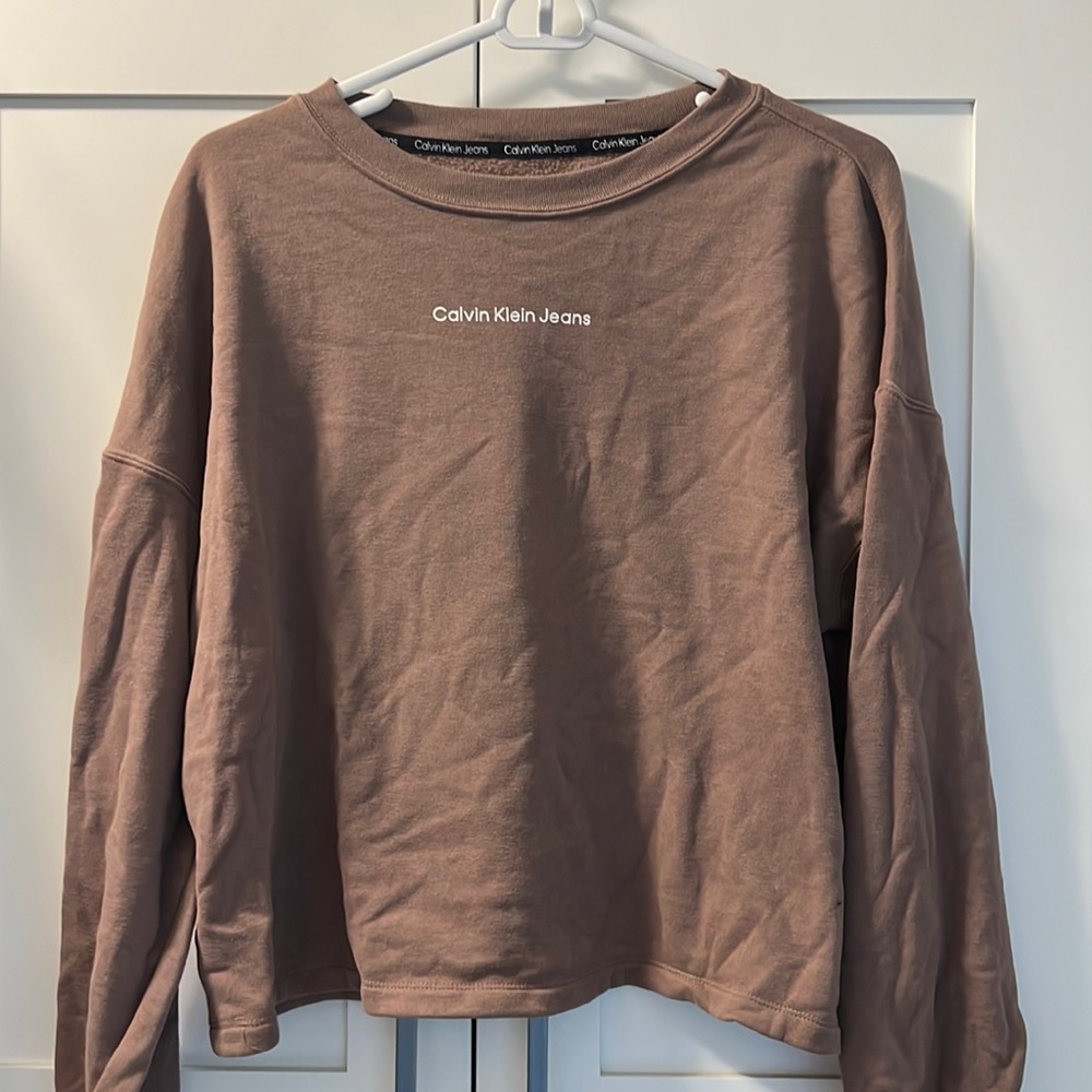 Calvin Klein Cropped Crewneck